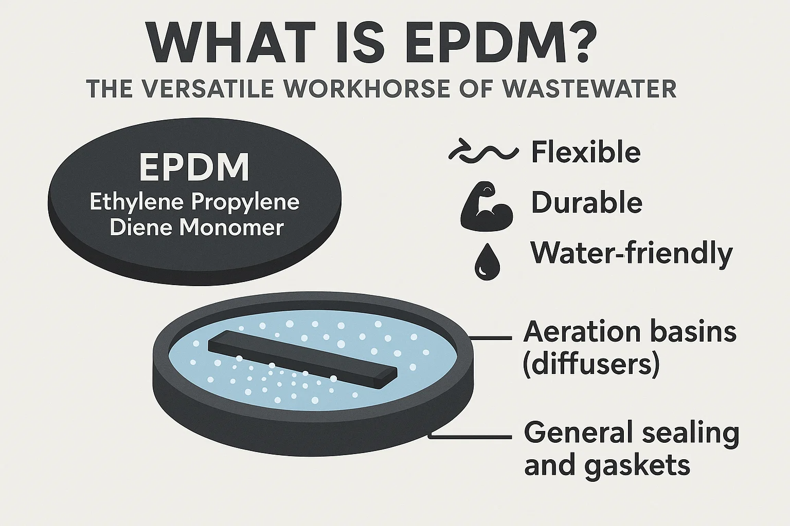 Membran EPDM vs PTFE: Panduan Komprehensif untuk Rawatan Air Sisa